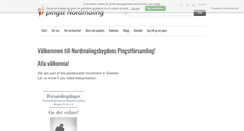 Desktop Screenshot of nordmaling.pingst.se