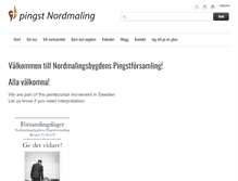 Tablet Screenshot of nordmaling.pingst.se