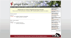Desktop Screenshot of eslov.pingst.se