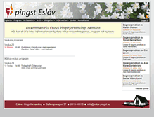 Tablet Screenshot of eslov.pingst.se